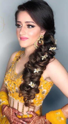 Loose Braided Side Ponytail