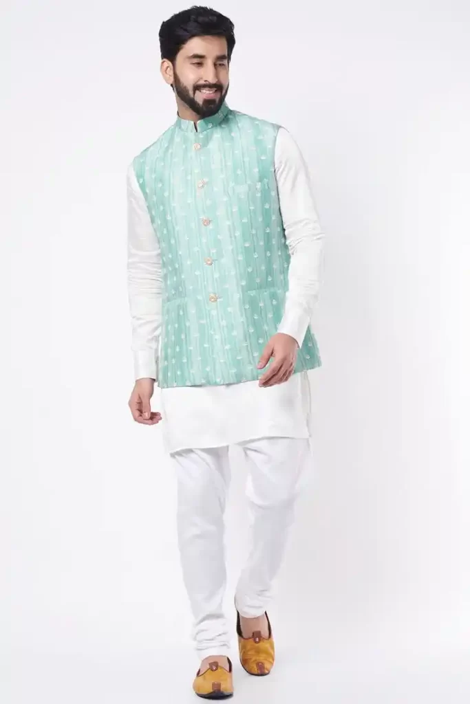 Nehru Jackets with Contrasting Kurtas